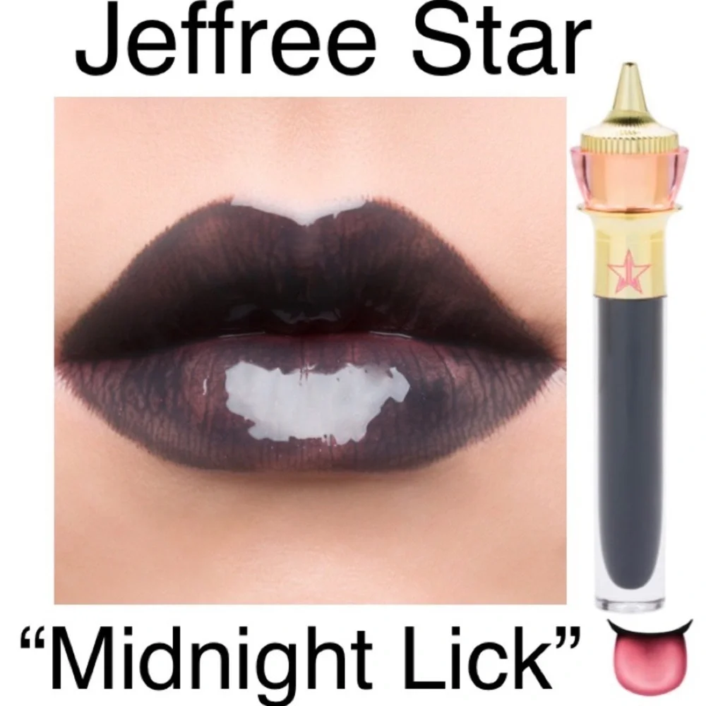 Jeffree Star Lipgloss in Midnight Lick New in Box